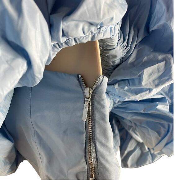 Anna October Light Blue Ruffled Crop Top - Picture 11 of 15